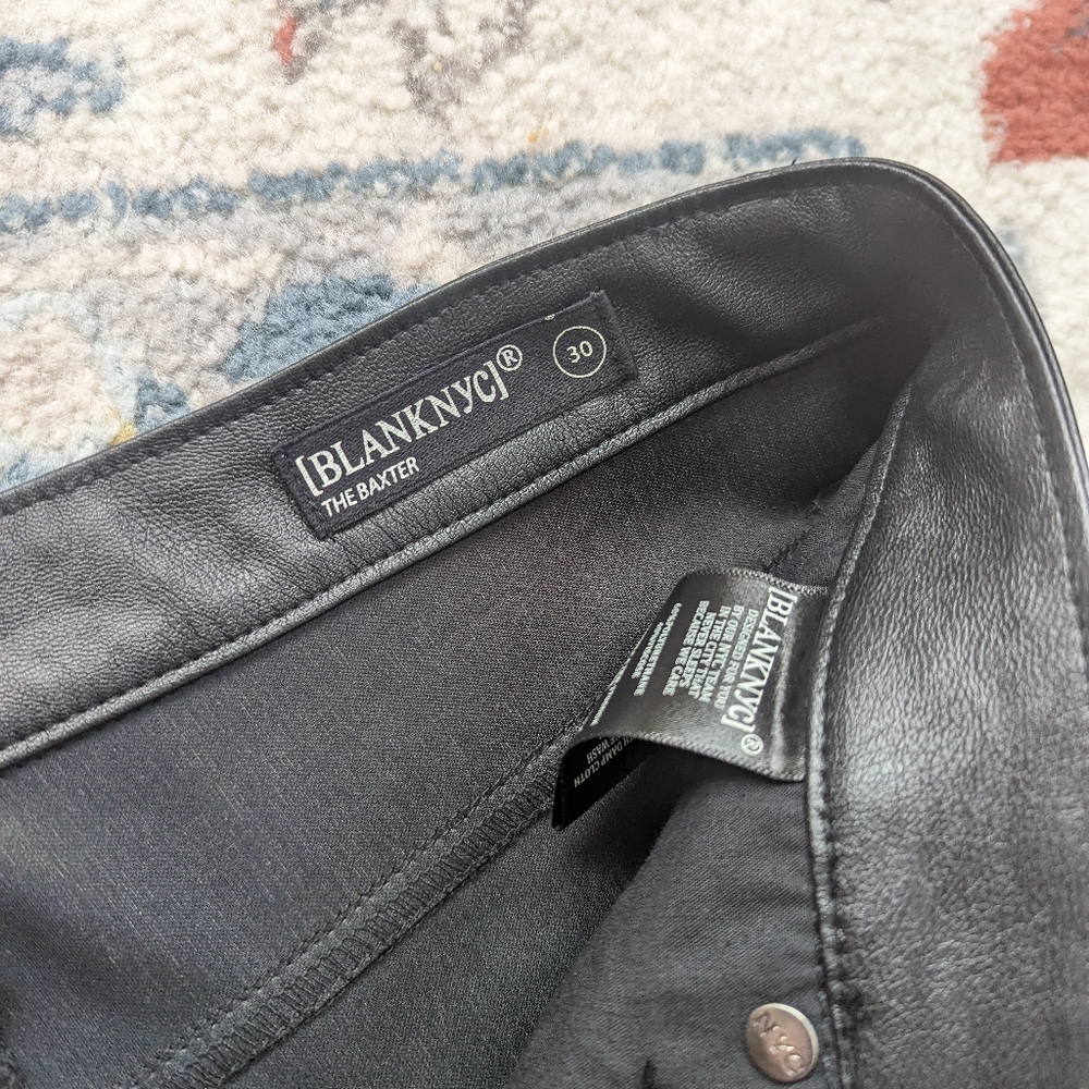 NWT Blank NYC vegan leather pants - Picture 6 of 7